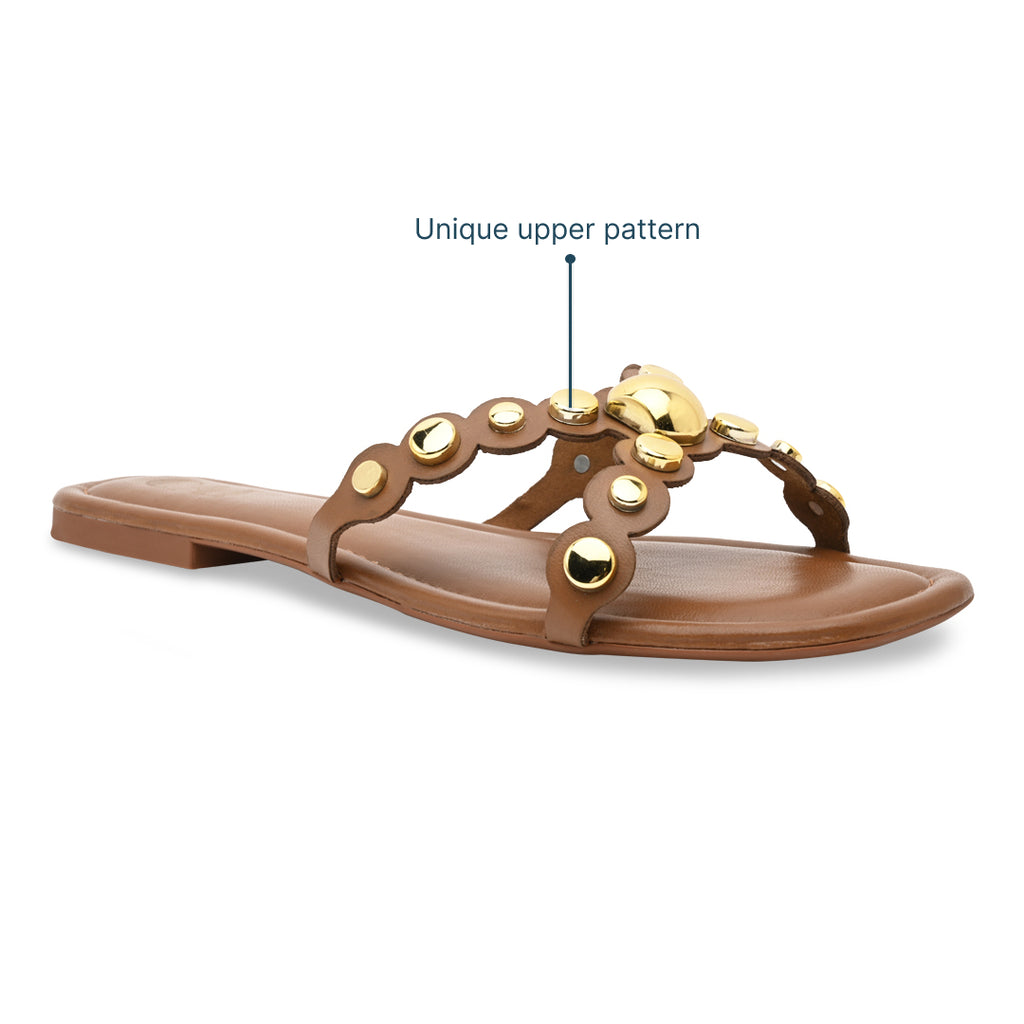 Gold Dome Tan Flat