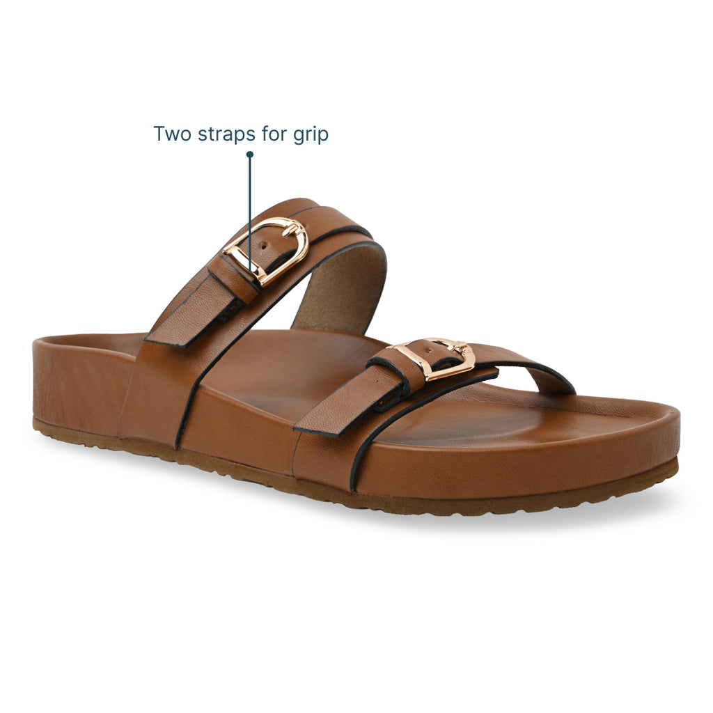 Strap On Tan Slider