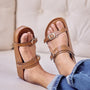 Strap On Tan Slider