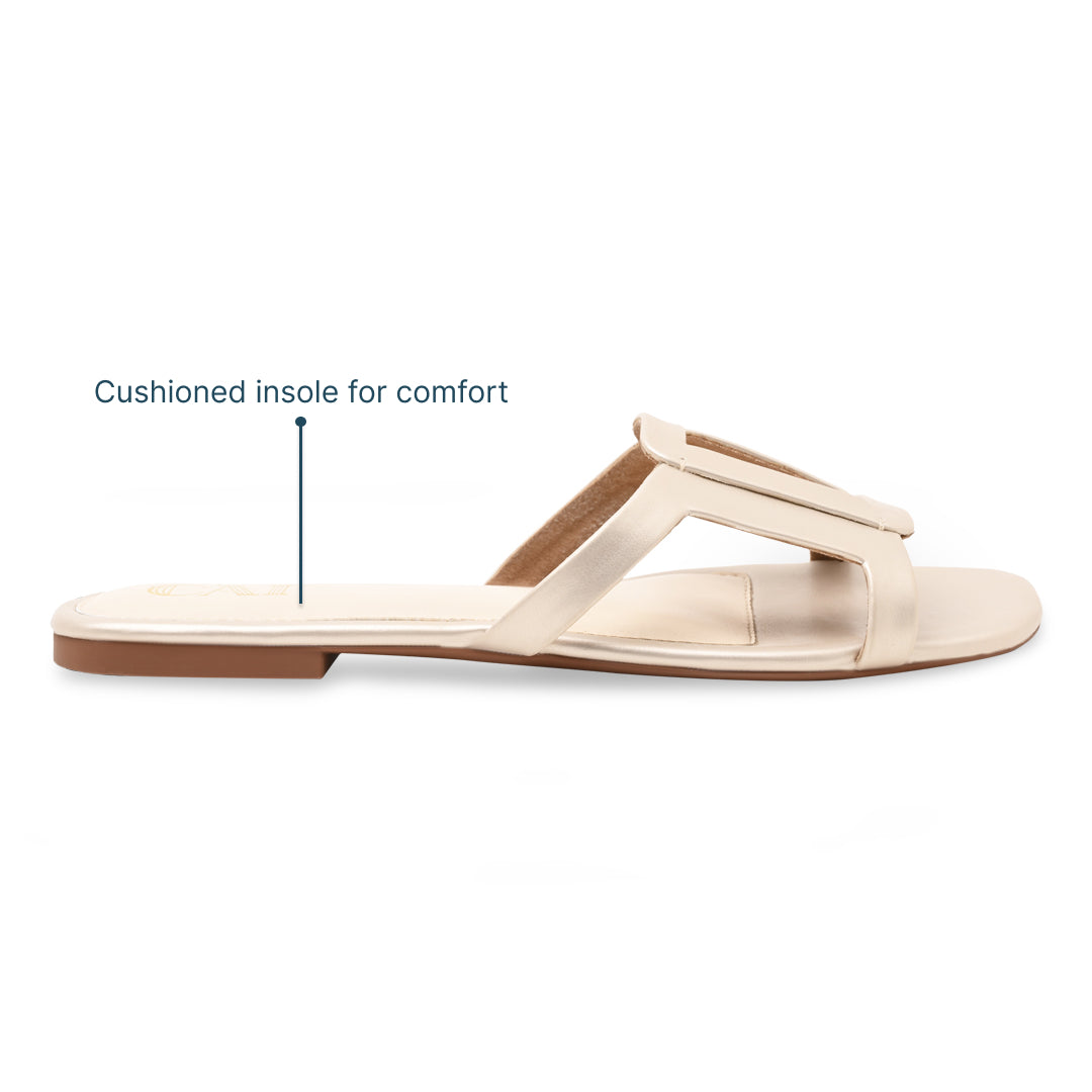 Cutout Gold Flat