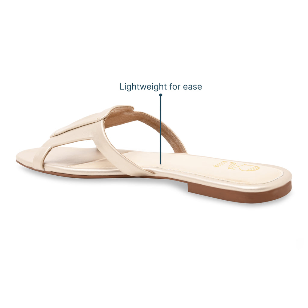 Cutout Gold Flat