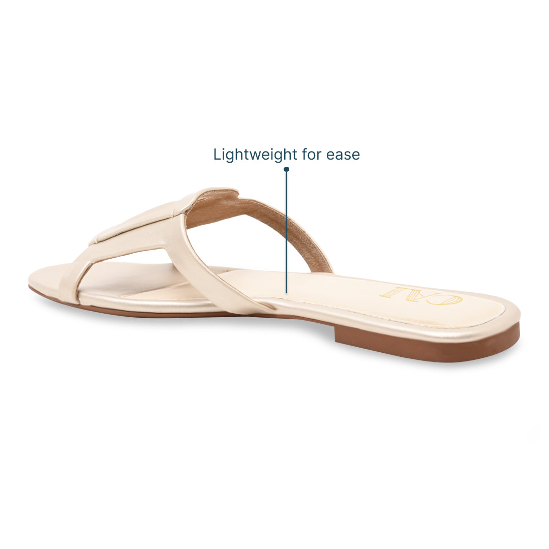 Cutout Gold Flat