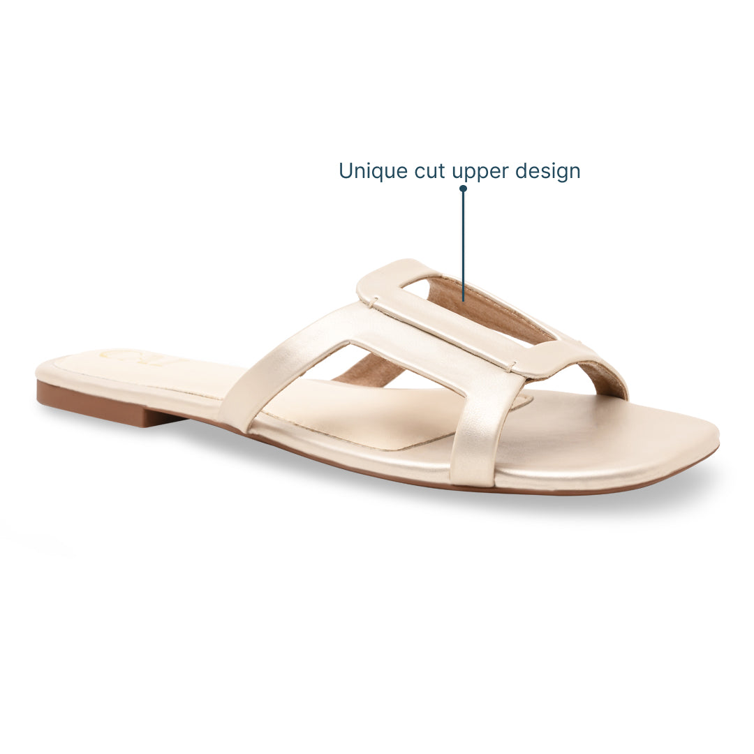 Cutout Gold Flat