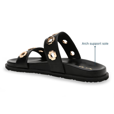 Gold Hexa Black Slider