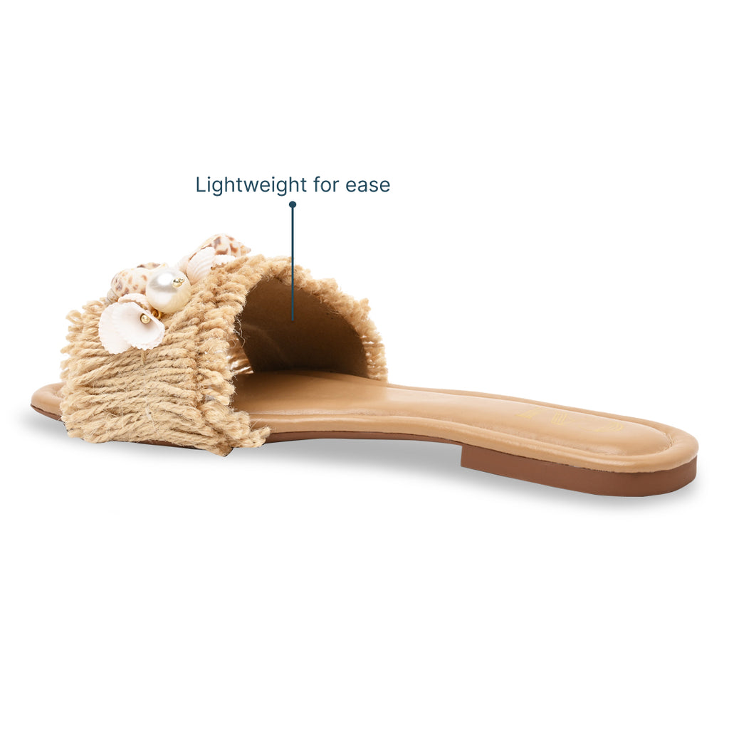 Beige Shell Flat