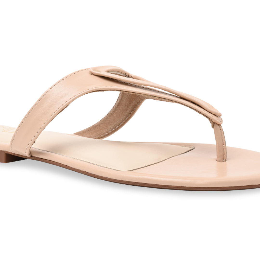 Peach Triangle Flats