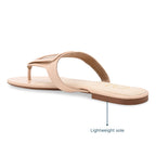 Peach Triangle Flats