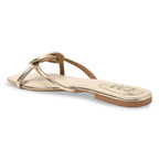 Twisted Strap Gold Flat