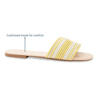 Multi Strapped Yellow Flats