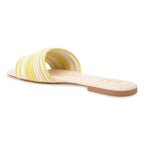 Multi Strapped Yellow Flats