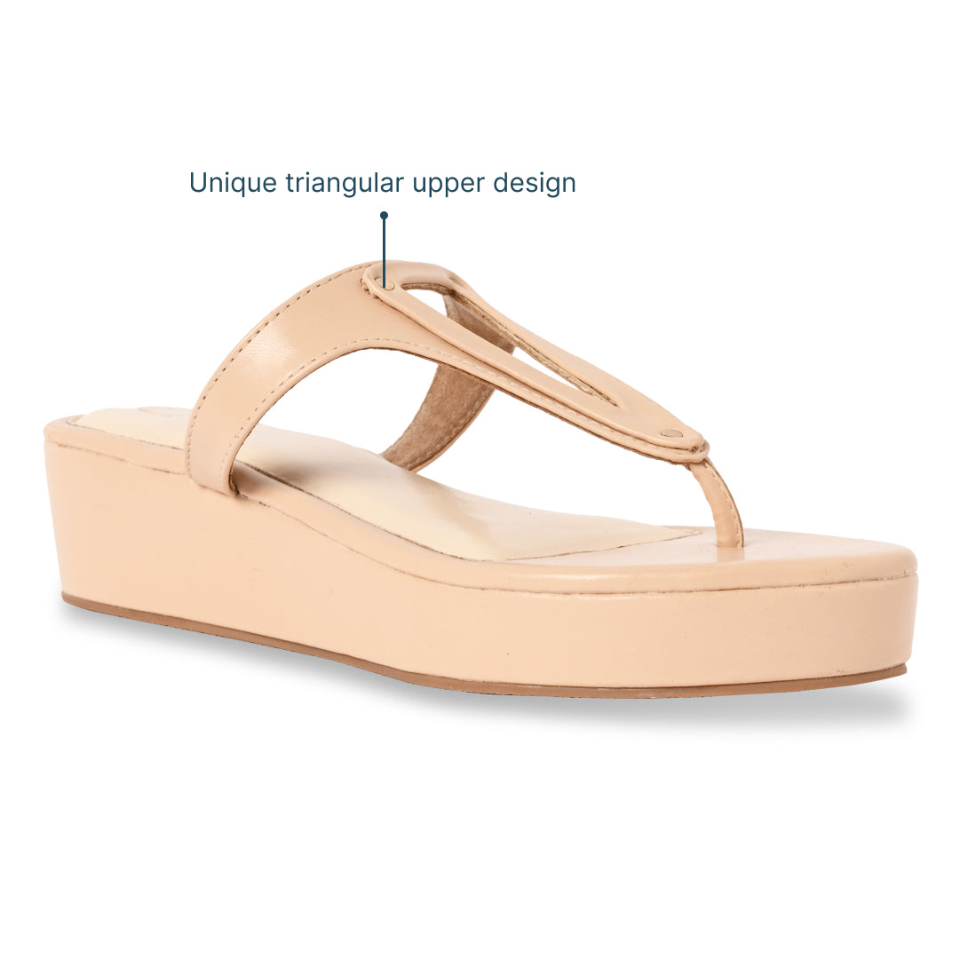 Peach Triangle Wedges