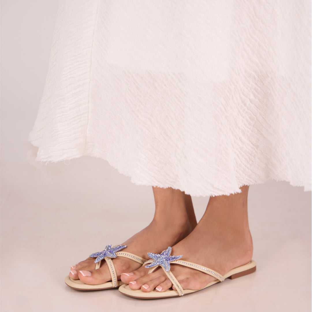 Blue Starfish Strings Flat