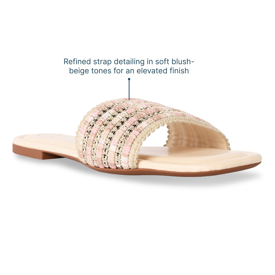 Blush Glow Beige Flat