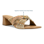 Sahara Cross Strap Heel