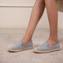Shimmer Blue Espadrille