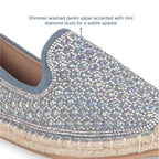 Shimmer Blue Espadrille