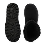 Suede Black Boots