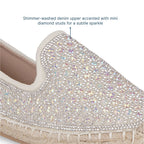 Shimmer Cream Espadrille