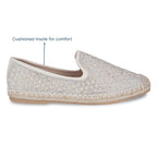 Shimmer Cream Espadrille