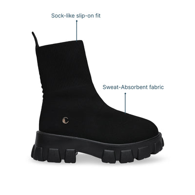 Knitwear Black Boots