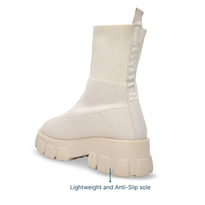 Knitwear Cream Boots