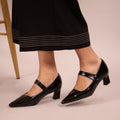 Black Mary Jane Pumps