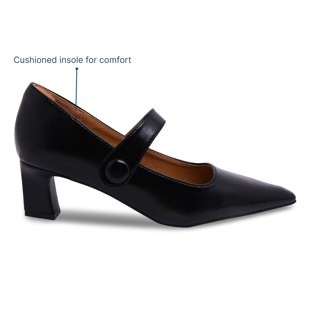 Black Mary Jane Pumps