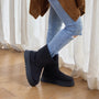 Suede Black Boots