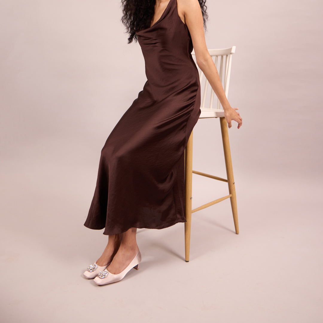 Floral Embellished Rose Pink Ballet