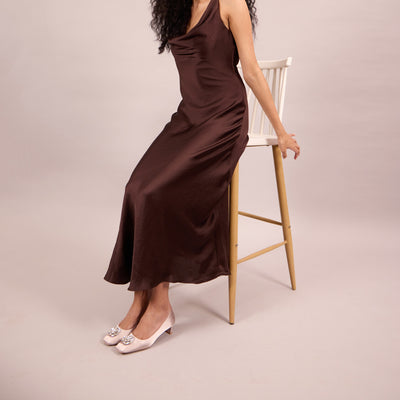 Floral Embellished Rose Pink Ballet