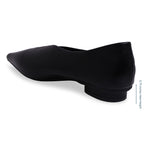 Pointed Toe Wavy Black Ballet