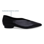 Pointed Toe Wavy Black Ballet
