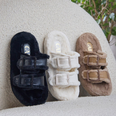 Fuzzy White Slides