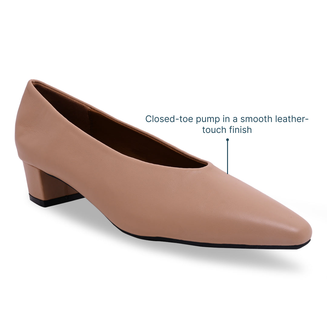 Classic Nude Pump Heels