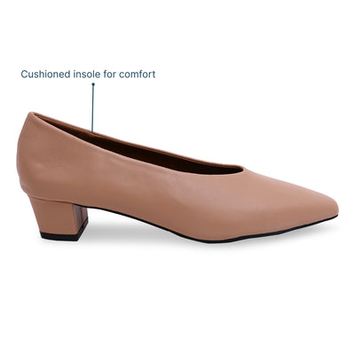 Classic Nude Pump Heels