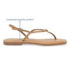 Nude Toe Thong Flats