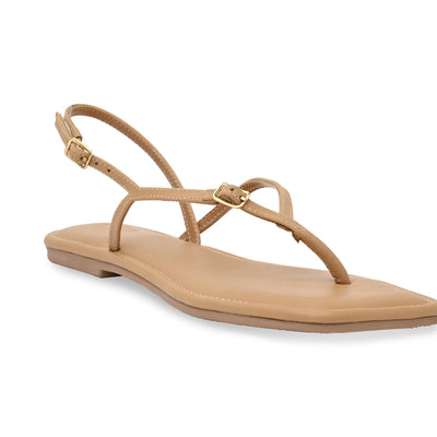 Nude Toe Thong Flats