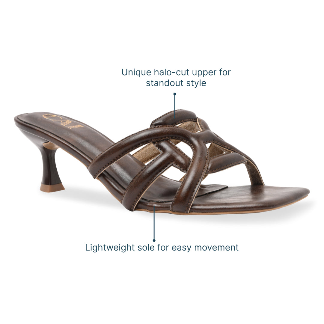 Halo Burgundy Heel