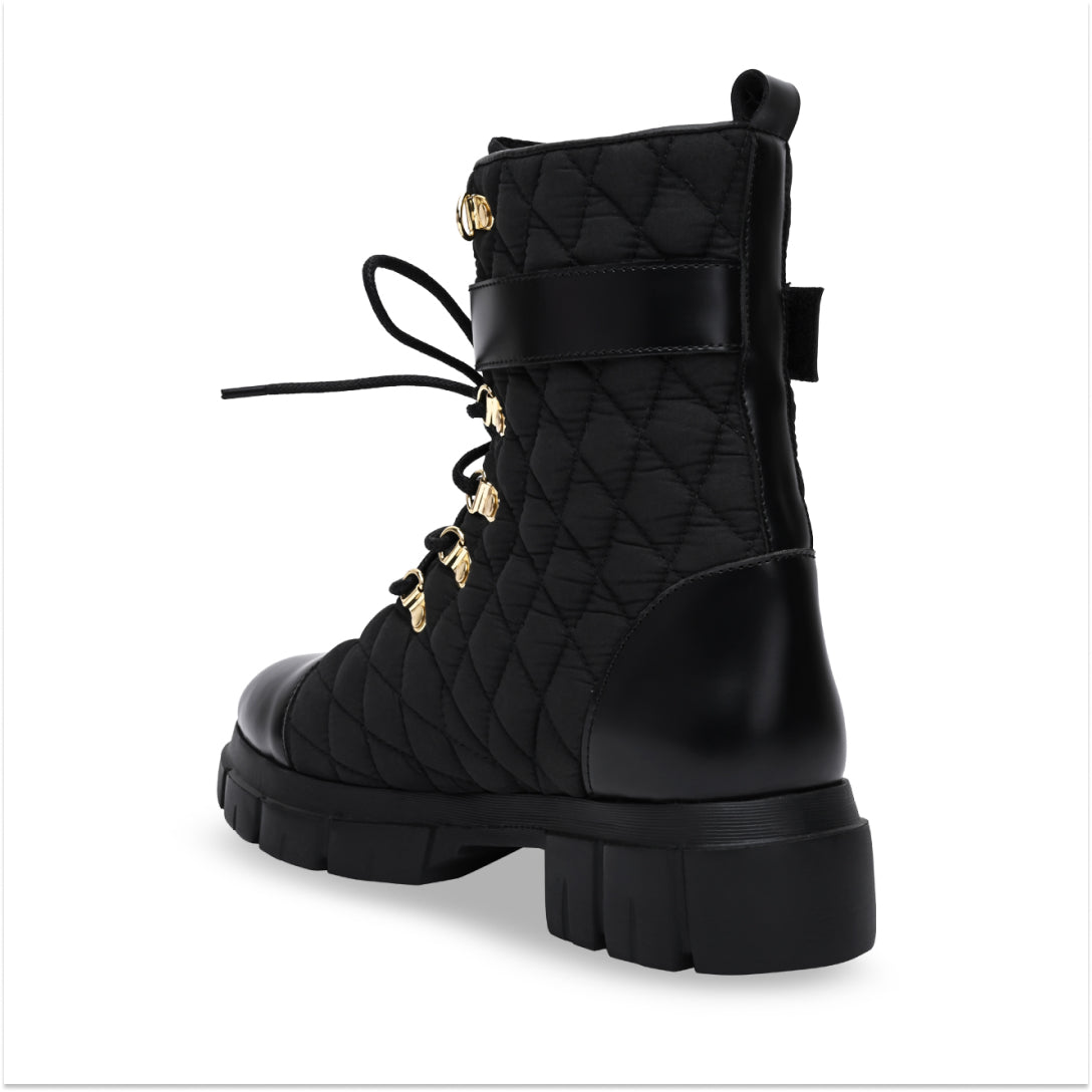 High Top Quilted Boots