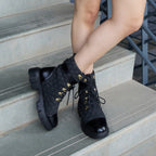 High Top Quilted Boots