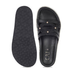 Geometric Jute Black Platforms