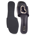 Glim Black Flats