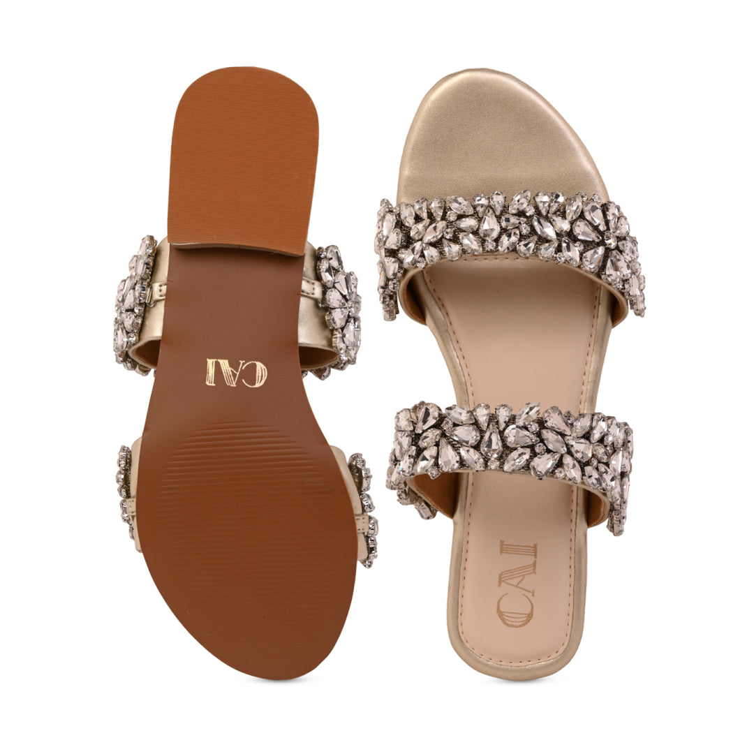 Golden Hour Glam Flats