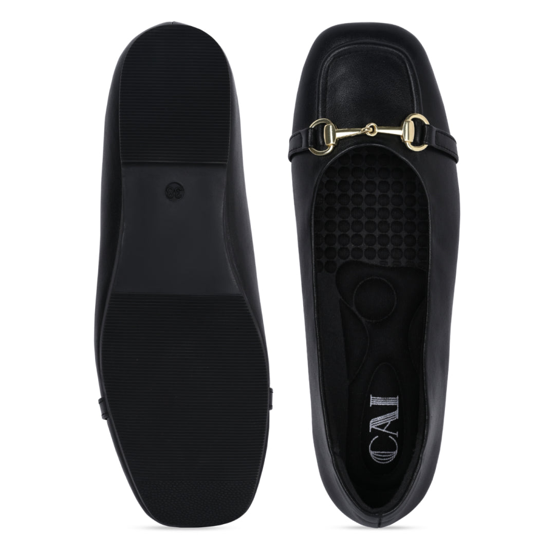 Black Buckled Ballet