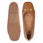Tan Buckled Ballet