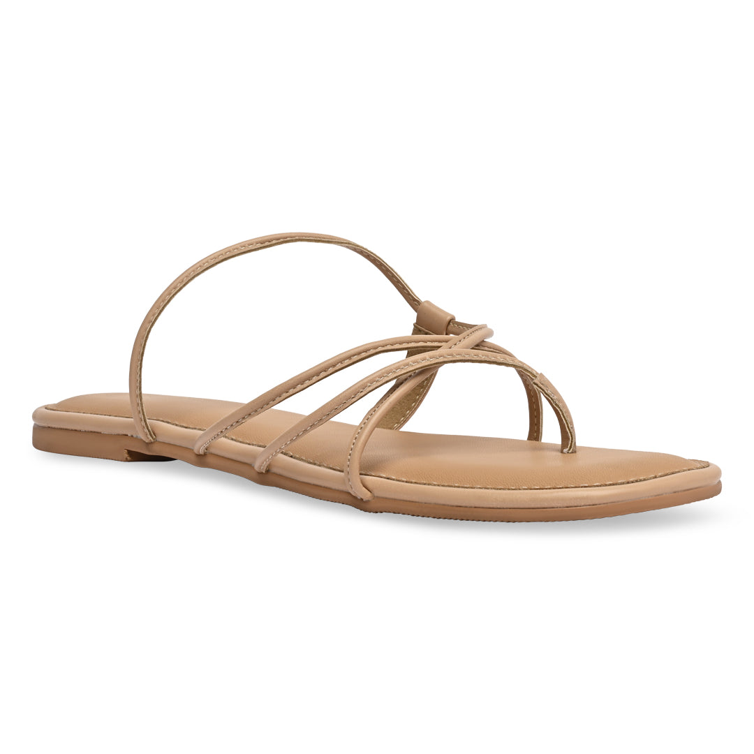 Tan String Flats