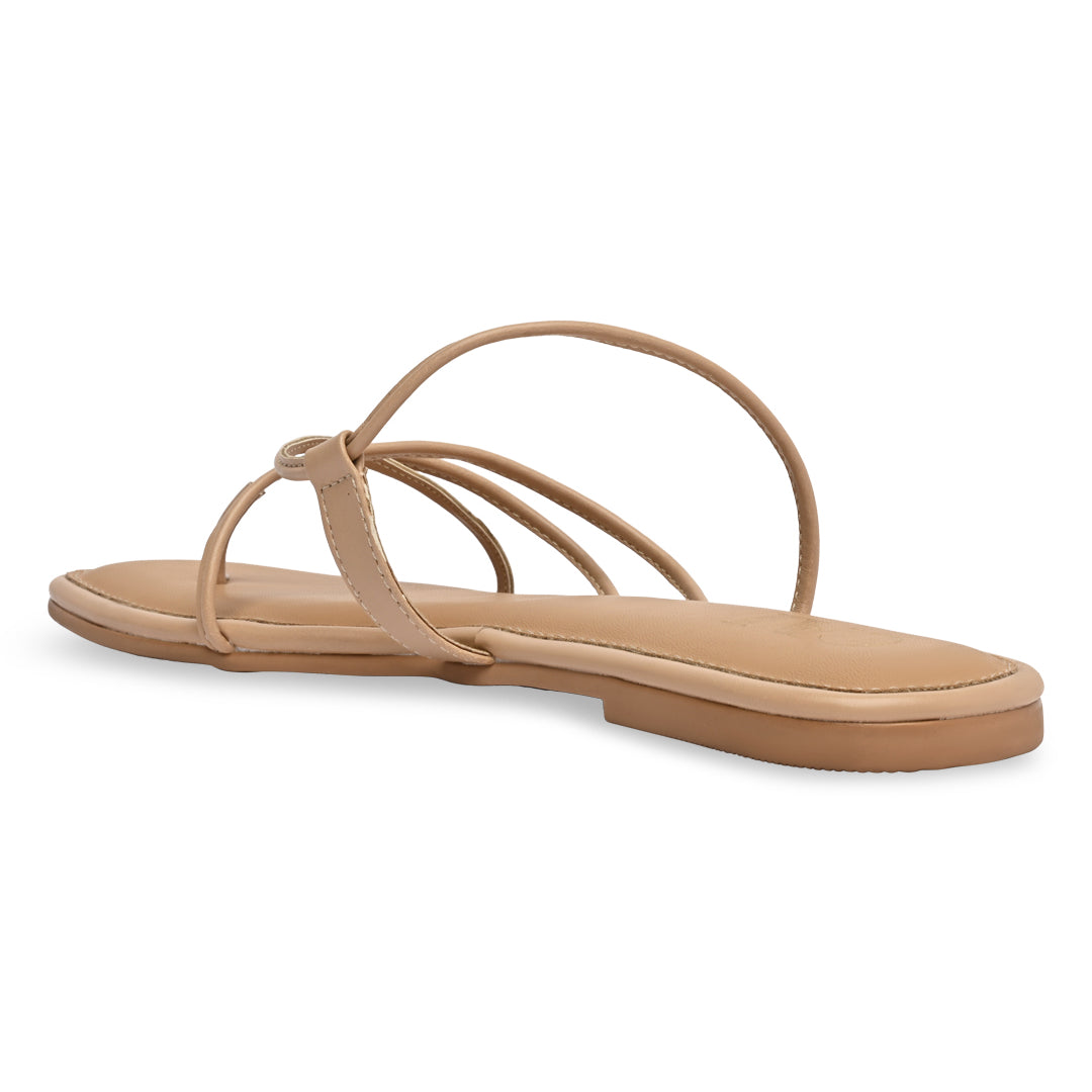 Tan String Flats