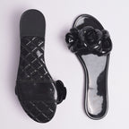 Midnight Bloom Flats