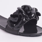 Midnight Bloom Flats