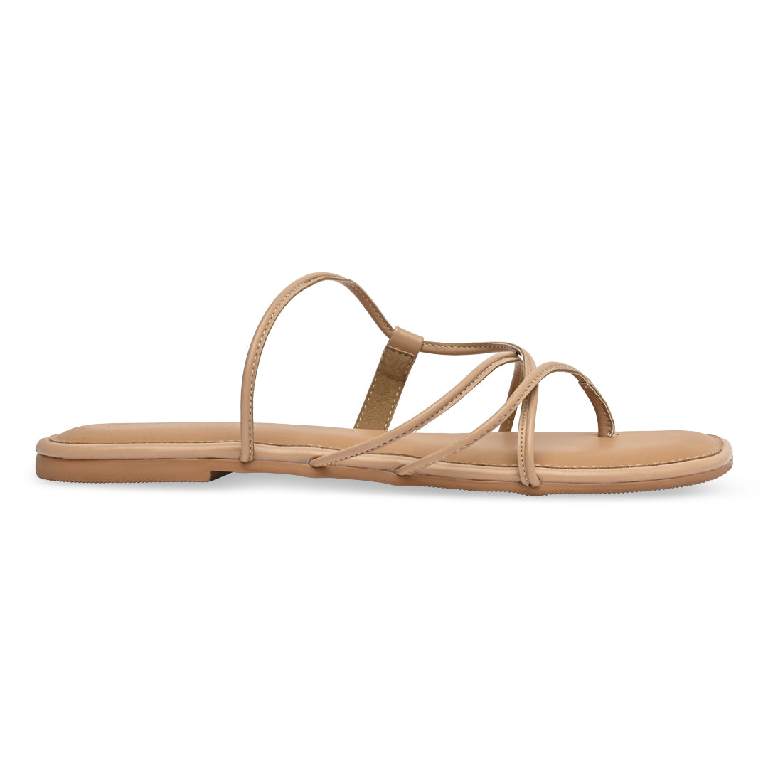 Tan String Flats